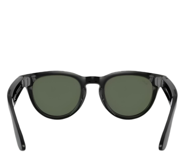 Meta Ray-Ban Headliner - Low Bridge Fit (Plano Green/Shiny Black) - 1322493 - zdjęcie 4